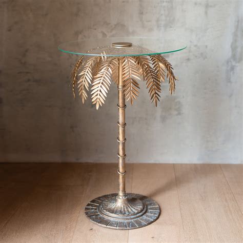 Palm Tree Side Table