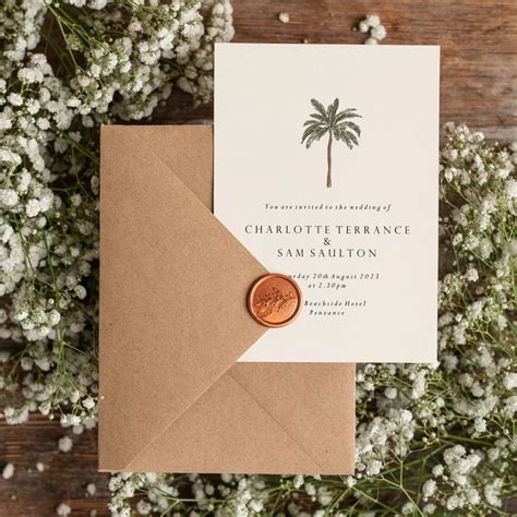 21+ Palm Tree Wedding Invitations