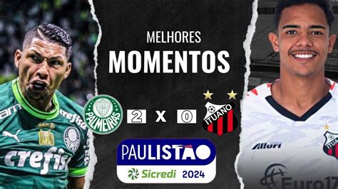 palmeiras x ituano melhores momentos