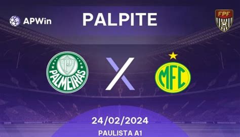 palmeiras x mirassol palpite