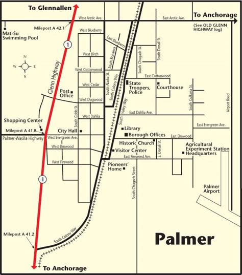 palmer alaska map