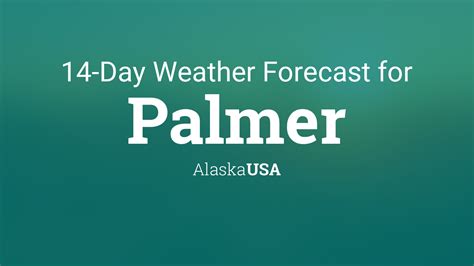 palmer alaska weather forecast noaa