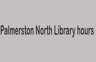 palmerston north library hours