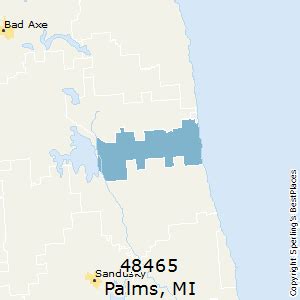 palms mi zip code
