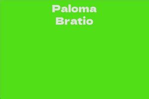 Paloma Bratio