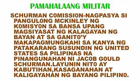 Ang Pamahalaang Militar at Sibil | PPT