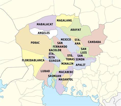 pampanga list of city