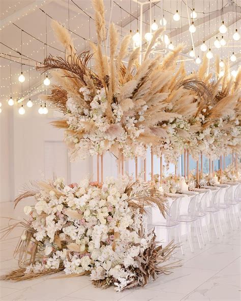 22+ Pampas Grass Wedding Table Decor