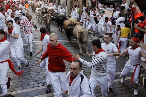 Pamplona running of the bulls 3 gored at opening of 2019 San Fermin