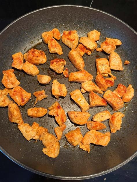 Pan Fry Diced Chicken