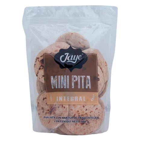 Pan pita Jaye mini natural 500 g Walmart