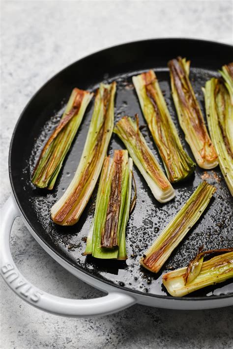Pan Roasted Leeks