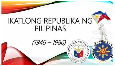 Panahon ng Ikatlong Republika ng Pilipinas