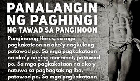 Mga Tagalog na Panalangin: Dasal na Humihingi ng Tawad