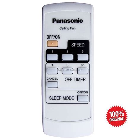 Panasonic Ceiling Fan With Remote Control