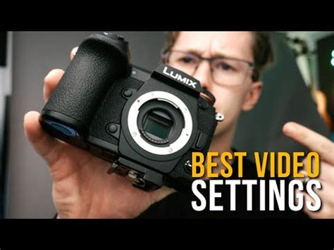 Panasonic G9 Video Settings