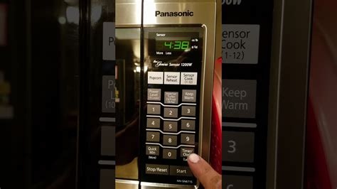 Panasonic Inverter Microwave Reset Clock