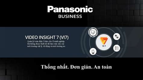 Panasonic Video Insight Support