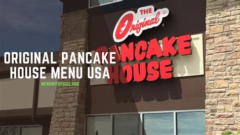 Pancake House Dillingham Menu