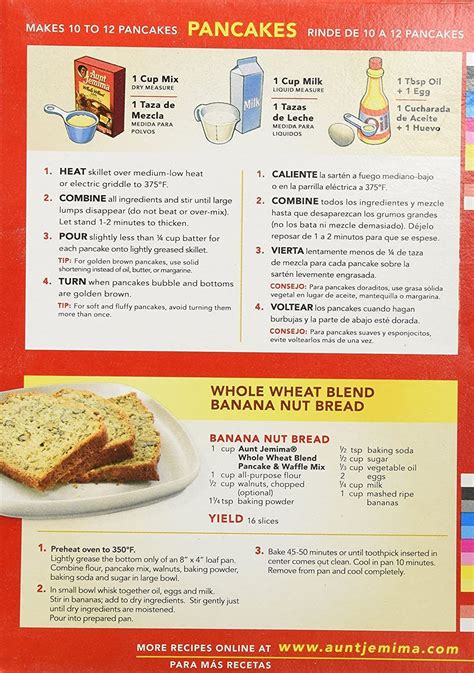 pancake mix ingredients aunt jemima