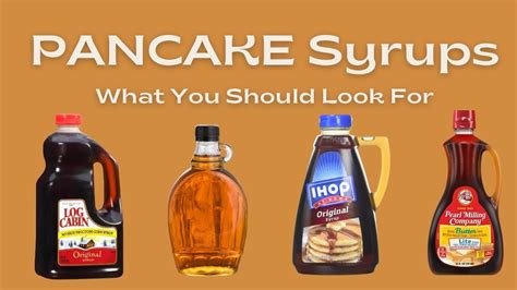 Pancake Syrup Names