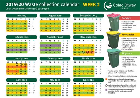 Panda Green Bin Collection Dates