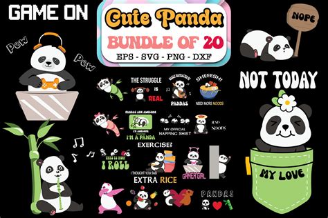 Download panda-bear-numbers SVG