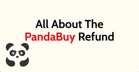 pandabuy refund system review