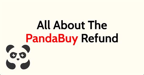 pandabuy refund system scam