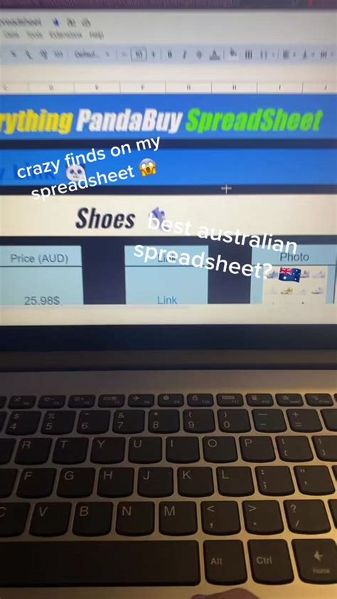 pandabuy spreadsheet tiktok download
