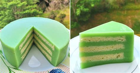 Pandan Layer Cake Yummy cakes, Cake, Pandan cake