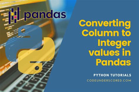 pandas convert column from float to int