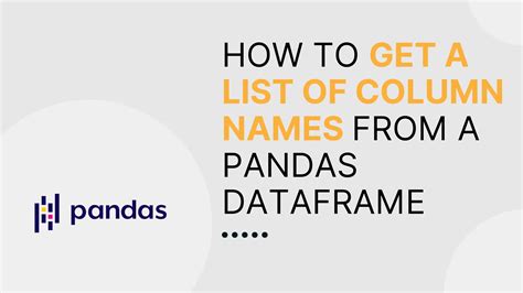 pandas create column names from list
