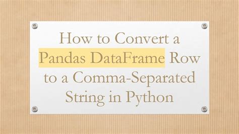 pandas create dataframe from comma separated string