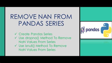 pandas remove nan values