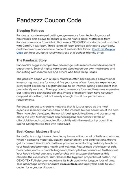 Pandazzz Discount Code