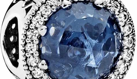 Pandora Coeur Lumineux Bleu Charm Cœurs Glacier Bracelet