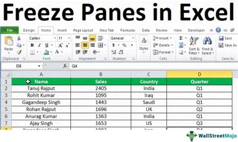 Excel Pane Made Easy