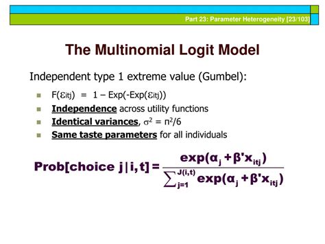 panel multinomial logit model