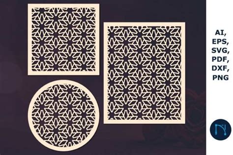 Download panels-coasters-with-pattern-svg-bundle-5 SVG