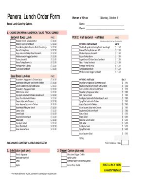 Download Catering Order Form Template Excel for Free Page 2