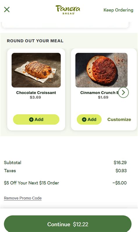 panera promo code $5 off 2023