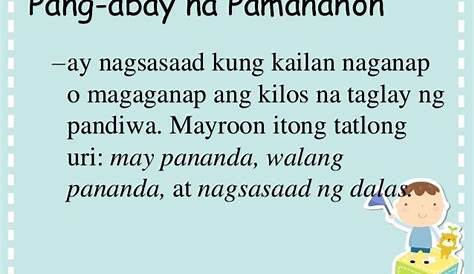 Ano Ang Pang Abay Na Pamanahon May Panand - abayvlog