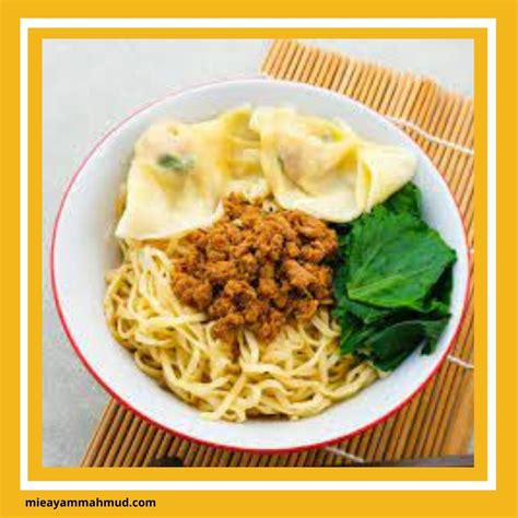 Pangsit toping mie ayam