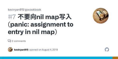 Panic Assignment To Entry In Nil Map