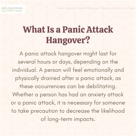 Survive the Panic Attack Hangover: Proven Strategies to Feel Better