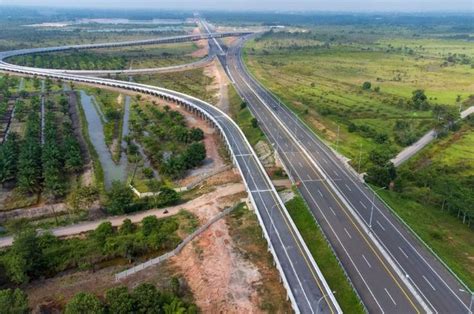 panjang jalan tol di indonesia 2023