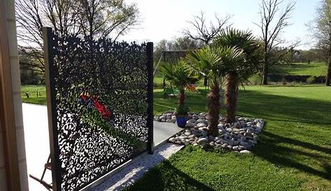 Panneau Metal Brise Vue Jardin Occultant Et Clôture vue En Métal En 65