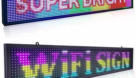 Panneau Publicitaire Led Programmable D’Affichage Étanche