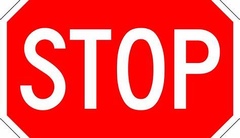 Sign stop PNG images free download